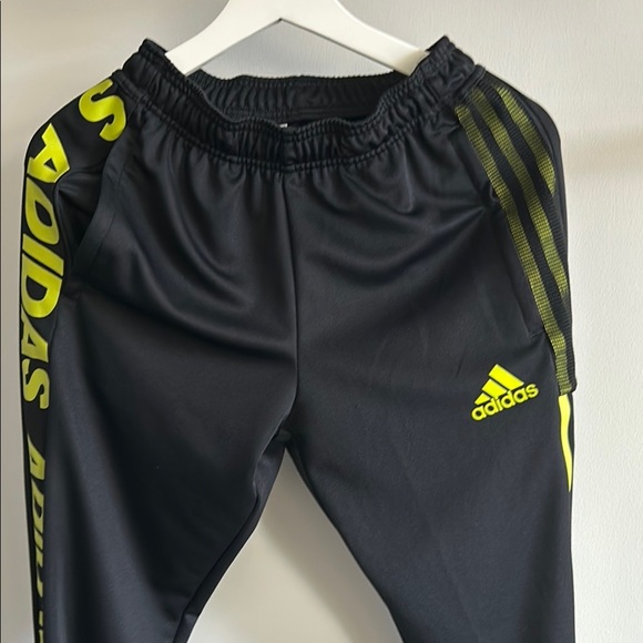 adidas Originals unisex Black and Green Sweatpants - Picture 3 of 7